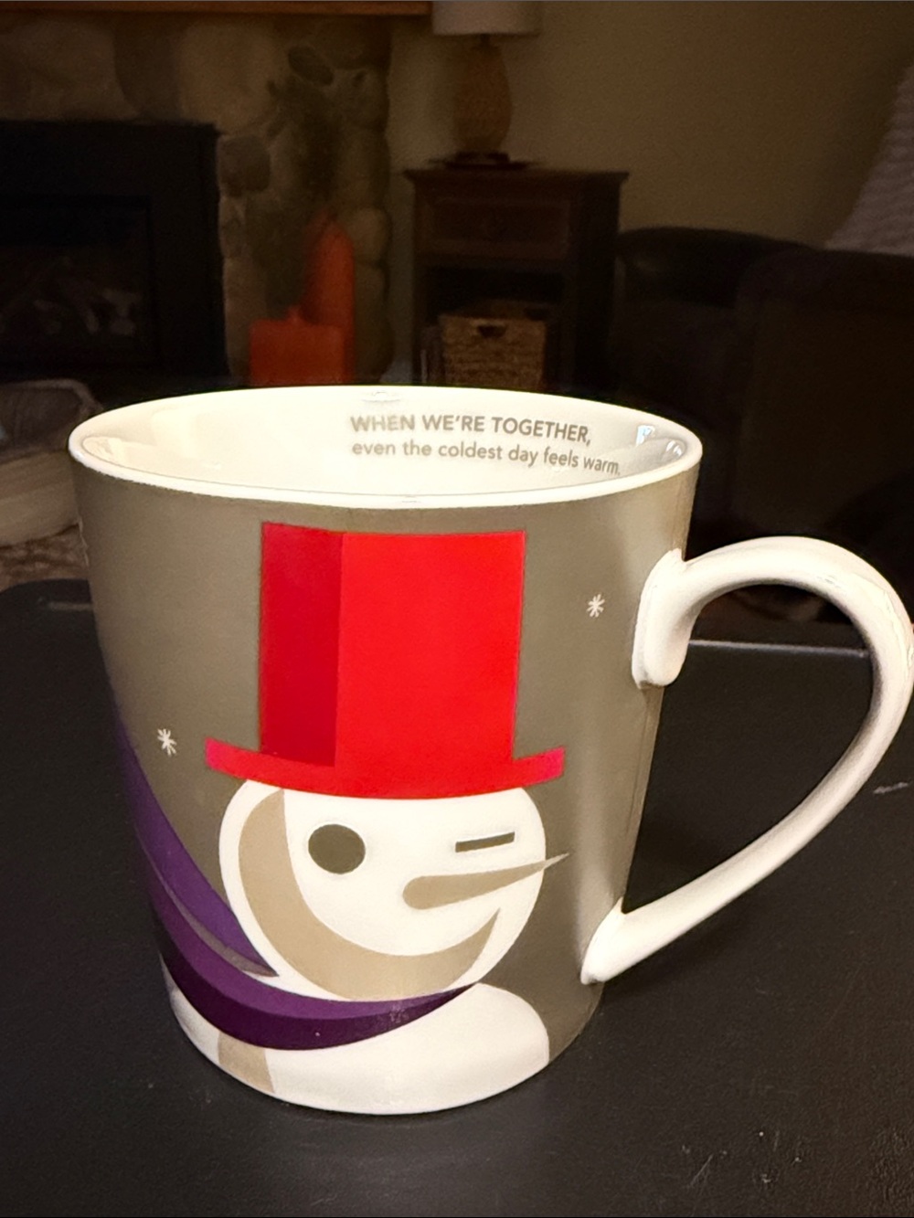 Starbucks - Mug - 2011 - Winking Snowman - When We're Together